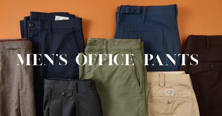 men’s office pants